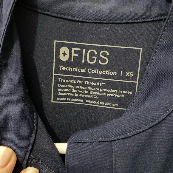Figs Navy Scrub Jumpsuit - Picture 3 of 4
